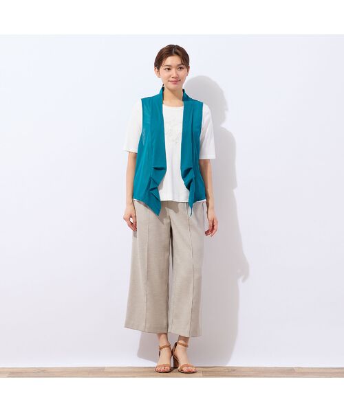 LOBJIE / ロブジェ カットソー | 【洗える・日本製】花文字刺繍Tシャツ | 詳細7