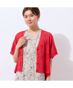 LOBJIE / ロブジェ カーディガン・ボレロ | シアーボーダーカーディガン