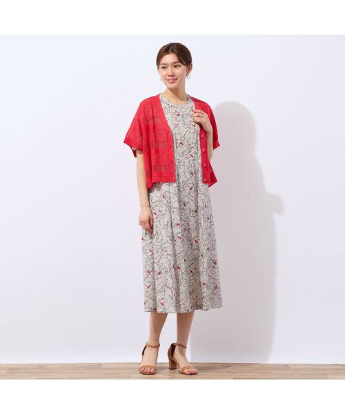 LOBJIE / ロブジェ カーディガン・ボレロ | シアーボーダーカーディガン | 詳細15