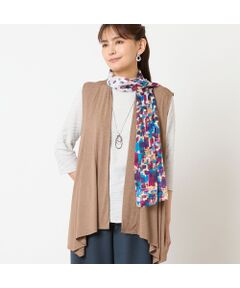 LOBJIE / ロブジェ ベスト | 【洗える】ドレープベスト