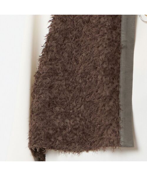 LOBJIE / ロブジェ ベスト | 【洗える・日本製】シアーカットジャカードベスト | 詳細11