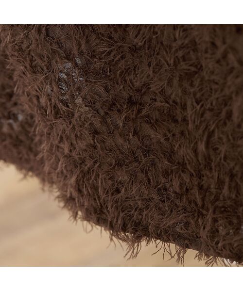 LOBJIE / ロブジェ ベスト | 【洗える・日本製】シアーカットジャカードベスト | 詳細12