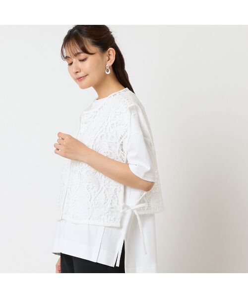 LOBJIE / ロブジェ ベスト | 【一部店舗・WEB限定アイテム】ラッセルレースジレ | 詳細2