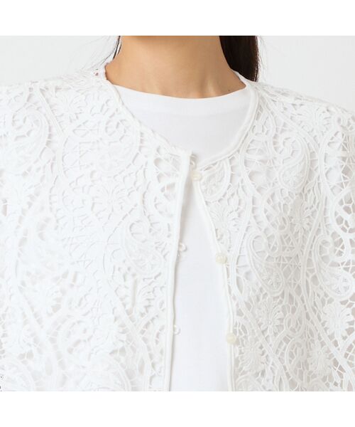 LOBJIE / ロブジェ ベスト | 【一部店舗・WEB限定アイテム】ラッセルレースジレ | 詳細4