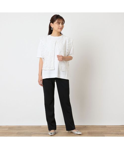 LOBJIE / ロブジェ ベスト | 【一部店舗・WEB限定アイテム】ラッセルレースジレ | 詳細8