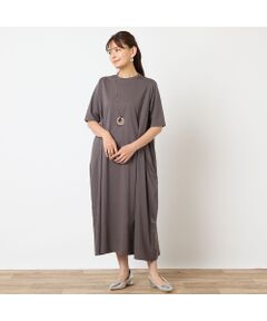 LOBJIE / ロブジェ ミニ丈・ひざ丈ワンピース | 【一部店舗・WEB限定アイテム・洗える・綿100%】コクーンワンピース