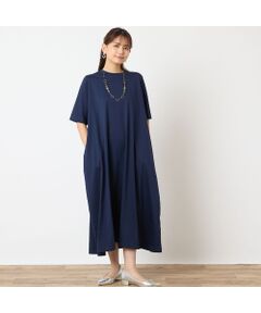 LOBJIE / ロブジェ ミニ丈・ひざ丈ワンピース | 【一部店舗・WEB限定アイテム・洗える・綿100%】コクーンワンピース