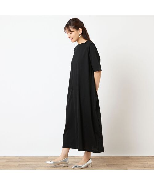 LOBJIE / ロブジェ ミニ丈・ひざ丈ワンピース | 【一部店舗・WEB限定アイテム・洗える・綿100%】コクーンワンピース | 詳細7