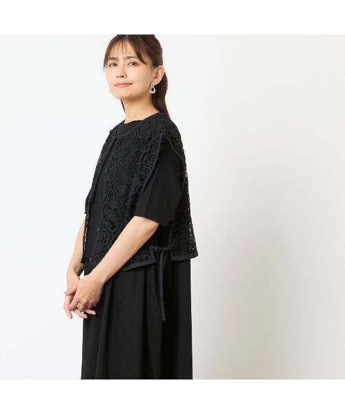 LOBJIE / ロブジェ ミニ丈・ひざ丈ワンピース | 【一部店舗・WEB限定アイテム・洗える・綿100%】コクーンワンピース | 詳細10