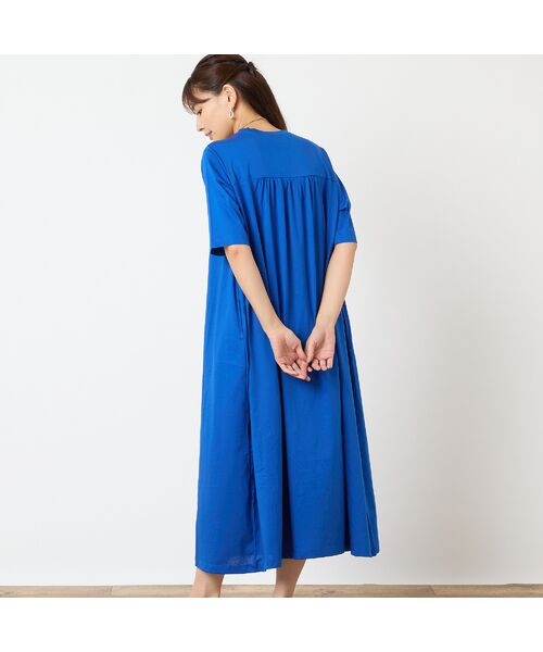 LOBJIE / ロブジェ ミニ丈・ひざ丈ワンピース | 【一部店舗・WEB限定アイテム・洗える・綿100%】コクーンワンピース | 詳細11