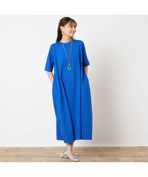 LOBJIE / ロブジェ ミニ丈・ひざ丈ワンピース | 【一部店舗・WEB限定アイテム・洗える・綿100%】コクーンワンピース | 詳細13