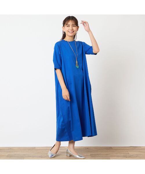 LOBJIE / ロブジェ ミニ丈・ひざ丈ワンピース | 【一部店舗・WEB限定アイテム・洗える・綿100%】コクーンワンピース | 詳細14