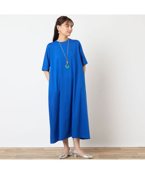 LOBJIE / ロブジェ ミニ丈・ひざ丈ワンピース | 【一部店舗・WEB限定アイテム・洗える・綿100%】コクーンワンピース | 詳細15