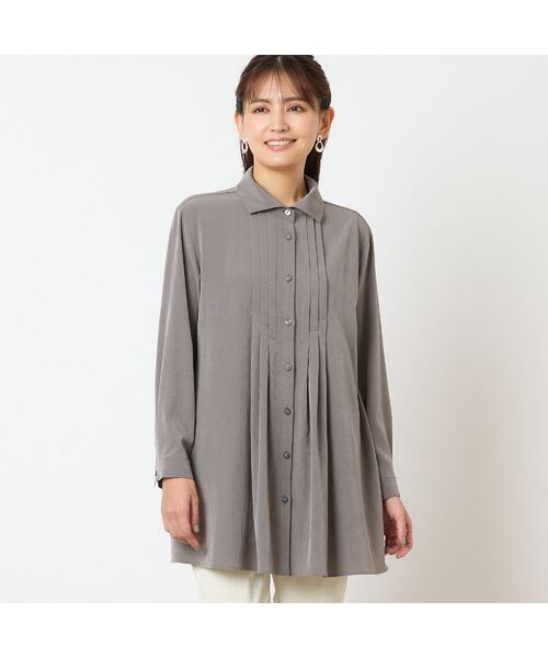 LOBJIE / ロブジェ シャツ・ブラウス | 【洗える・接触冷感】Soalonピンタックシャツ | 詳細5