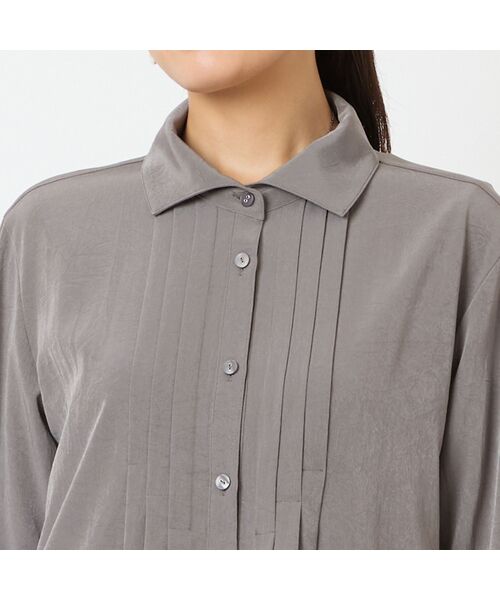 LOBJIE / ロブジェ シャツ・ブラウス | 【洗える・接触冷感】Soalonピンタックシャツ | 詳細7