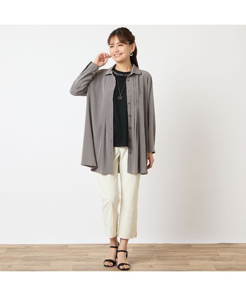 LOBJIE / ロブジェ シャツ・ブラウス | 【洗える・接触冷感】Soalonピンタックシャツ | 詳細9