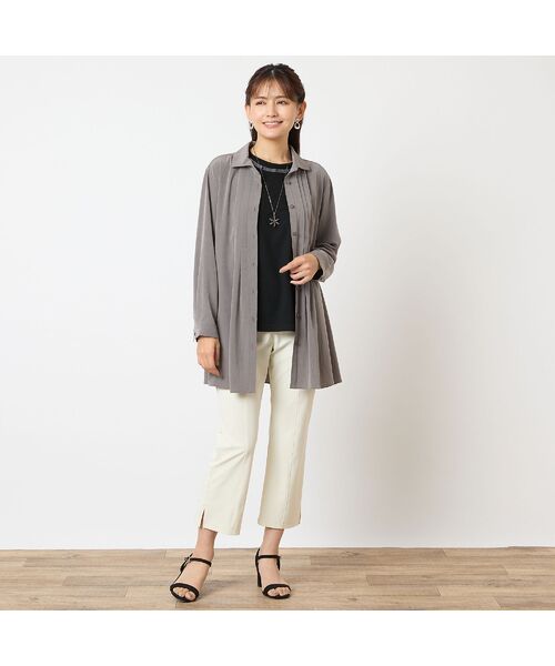 LOBJIE / ロブジェ シャツ・ブラウス | 【洗える・接触冷感】Soalonピンタックシャツ | 詳細10