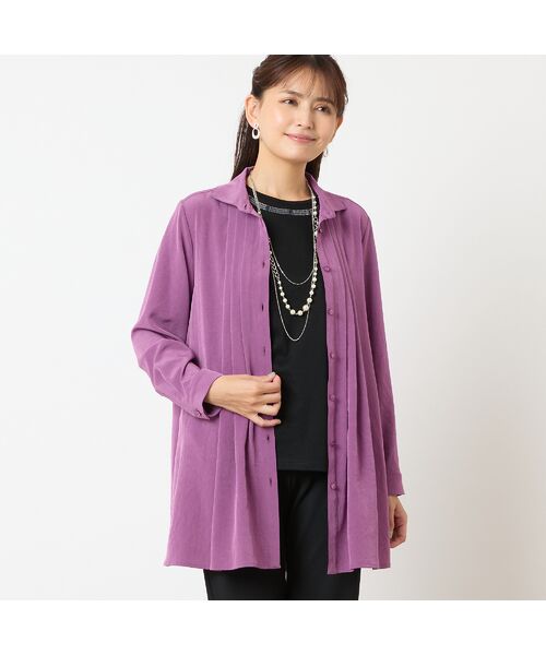 LOBJIE / ロブジェ シャツ・ブラウス | 【洗える・接触冷感】Soalonピンタックシャツ | 詳細11