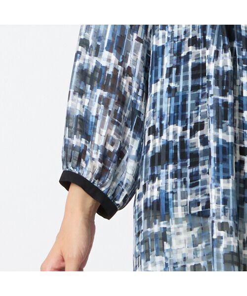 LOBJIE / ロブジェ シャツ・ブラウス | 【洗える】シアーチェックロングシャツ | 詳細3