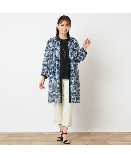 LOBJIE / ロブジェ シャツ・ブラウス | 【洗える】シアーチェックロングシャツ | 詳細6