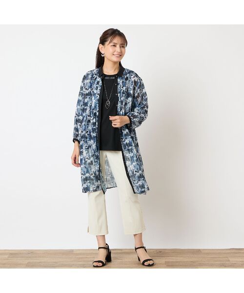 LOBJIE / ロブジェ シャツ・ブラウス | 【洗える】シアーチェックロングシャツ | 詳細7