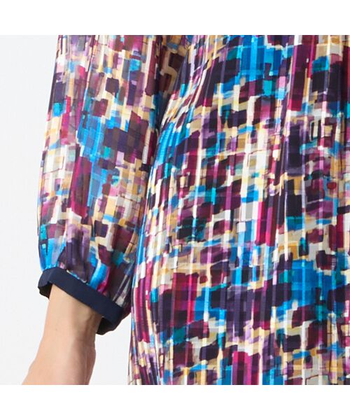 LOBJIE / ロブジェ シャツ・ブラウス | 【洗える】シアーチェックロングシャツ | 詳細12