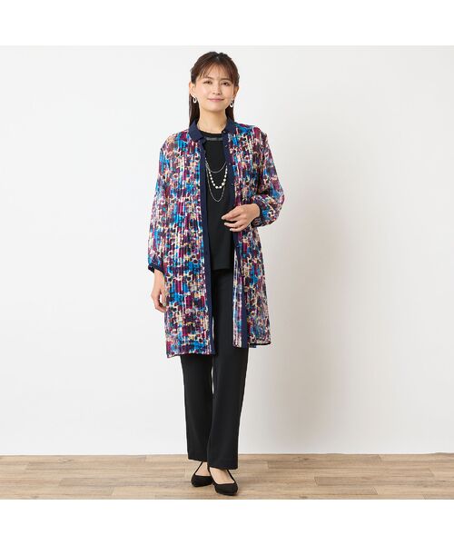 LOBJIE / ロブジェ シャツ・ブラウス | 【洗える】シアーチェックロングシャツ | 詳細14