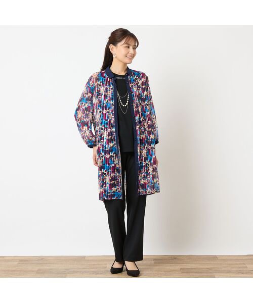 LOBJIE / ロブジェ シャツ・ブラウス | 【洗える】シアーチェックロングシャツ | 詳細15