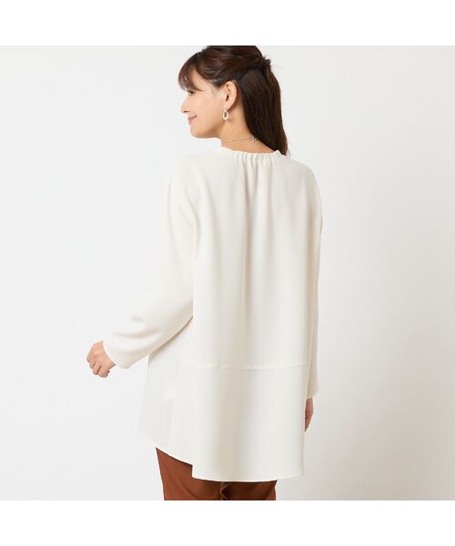 LOBJIE / ロブジェ シャツ・ブラウス | 【洗える】ジョーゼットチュニックブラウス | 詳細1