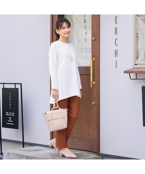 LOBJIE / ロブジェ シャツ・ブラウス | 【洗える】ジョーゼットチュニックブラウス | 詳細5