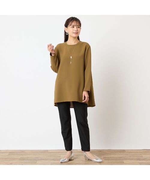 LOBJIE / ロブジェ シャツ・ブラウス | 【洗える】ジョーゼットチュニックブラウス | 詳細9