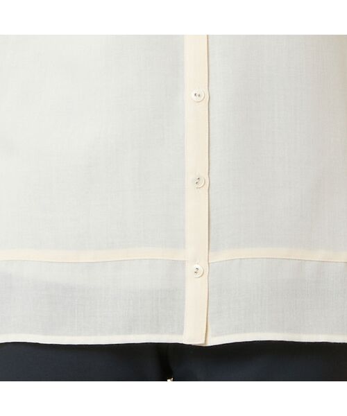 LOBJIE / ロブジェ シャツ・ブラウス | ウール混ビエラシャツ | 詳細3