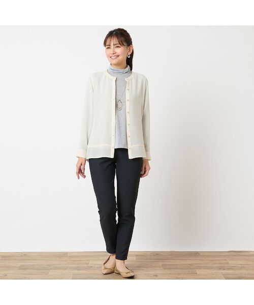 LOBJIE / ロブジェ シャツ・ブラウス | ウール混ビエラシャツ | 詳細6