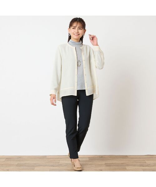 LOBJIE / ロブジェ シャツ・ブラウス | ウール混ビエラシャツ | 詳細7