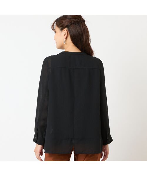 LOBJIE / ロブジェ シャツ・ブラウス | ウール混ビエラシャツ | 詳細8