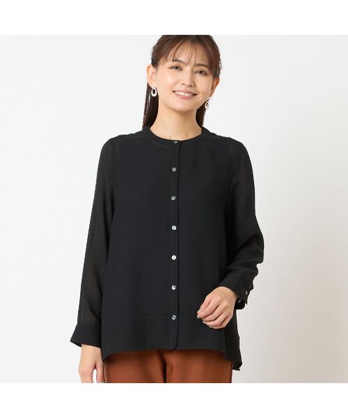 LOBJIE / ロブジェ シャツ・ブラウス | ウール混ビエラシャツ | 詳細9