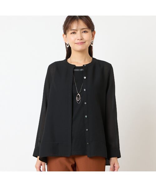 LOBJIE / ロブジェ シャツ・ブラウス | ウール混ビエラシャツ | 詳細10