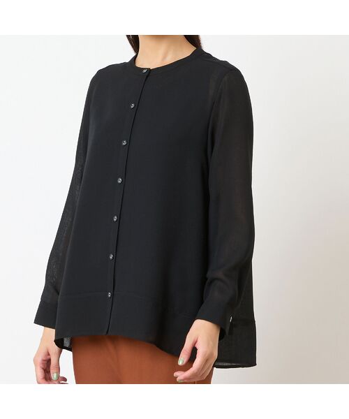 LOBJIE / ロブジェ シャツ・ブラウス | ウール混ビエラシャツ | 詳細11