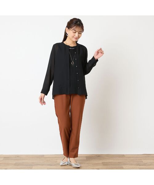 LOBJIE / ロブジェ シャツ・ブラウス | ウール混ビエラシャツ | 詳細14