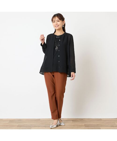 LOBJIE / ロブジェ シャツ・ブラウス | ウール混ビエラシャツ | 詳細15