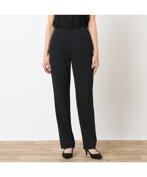 LOBJIE / ロブジェ その他パンツ | 【洗える・S～LLサイズ】ストレッチジョーゼットストレートパンツ | 詳細11