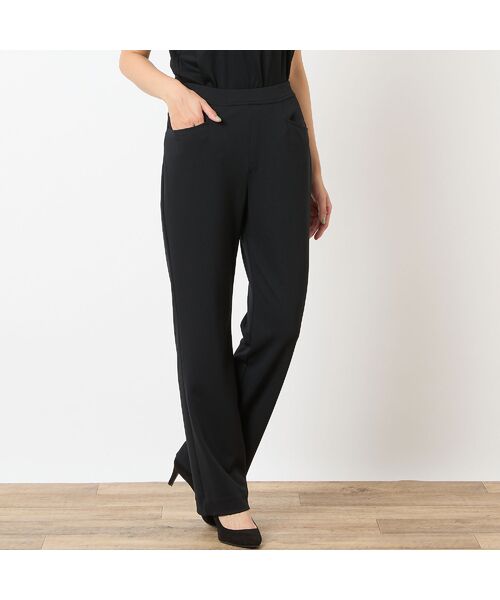 LOBJIE / ロブジェ その他パンツ | 【洗える・S～LLサイズ】ストレッチジョーゼットストレートパンツ | 詳細12
