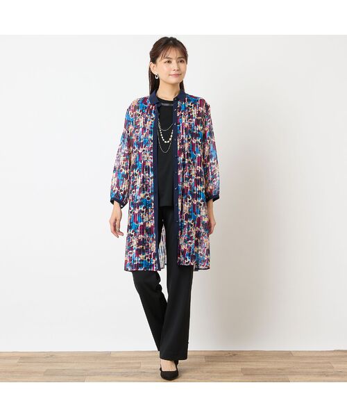 LOBJIE / ロブジェ その他パンツ | 【洗える・S～LLサイズ】ストレッチジョーゼットストレートパンツ | 詳細17