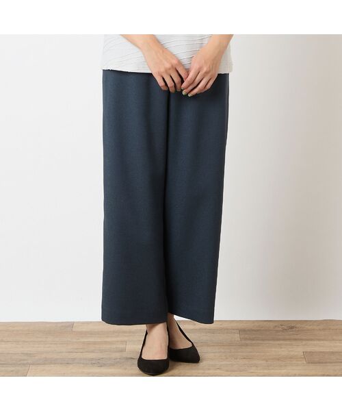 LOBJIE / ロブジェ ショート・ハーフ・半端丈パンツ | 【洗える・S～LLサイズ】セミワイドクロップドパンツ | 詳細7