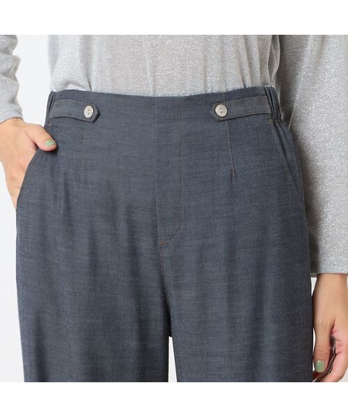 LOBJIE / ロブジェ その他パンツ | 【洗える・S～LLサイズ】ベルトデザインデニムパンツ | 詳細4