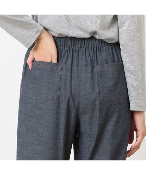 LOBJIE / ロブジェ その他パンツ | 【洗える・S～LLサイズ】ベルトデザインデニムパンツ | 詳細5