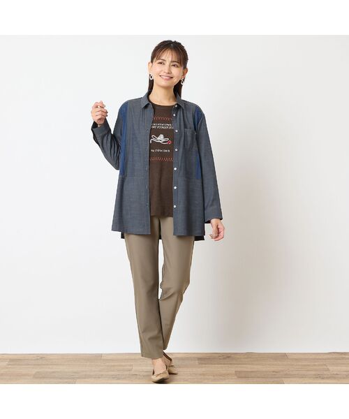 LOBJIE / ロブジェ その他パンツ | 【洗える・シルキータッチ・S~LLサイズ】ストレッチパンツ | 詳細4