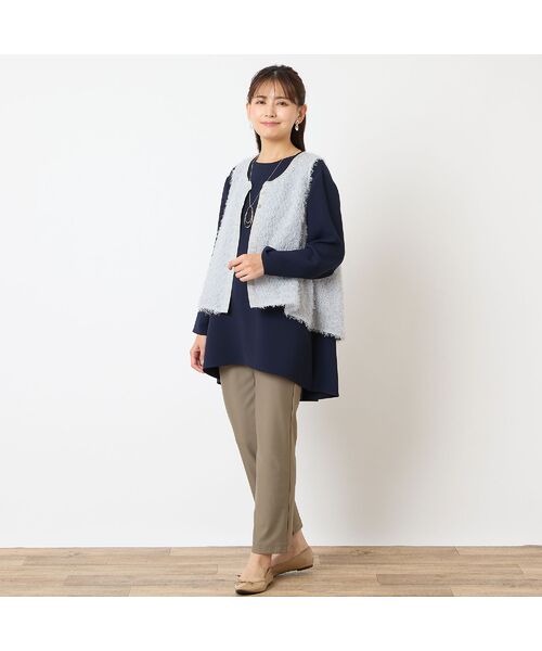 LOBJIE / ロブジェ その他パンツ | 【洗える・シルキータッチ・S~LLサイズ】ストレッチパンツ | 詳細5