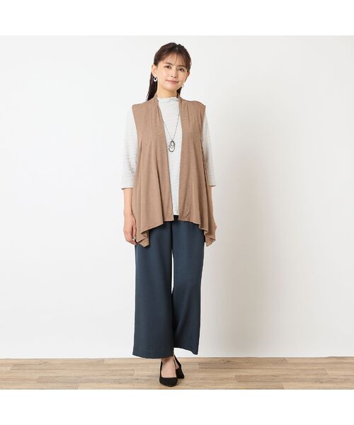 LOBJIE / ロブジェ カットソー | 【洗える・日本製】タックジャカードカットソー | 詳細4