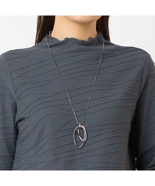 LOBJIE / ロブジェ カットソー | 【洗える・日本製】タックジャカードカットソー | 詳細8